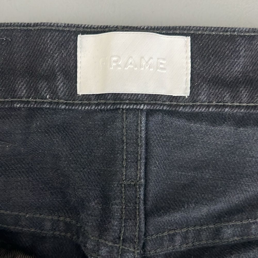 Frame Denim Black Flare Jeans - Picture 10 of 16
